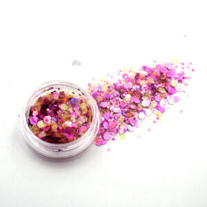 Craft Glitter Containers for Nail Art & Crafts Plastic Sequin Glitter Chunky Acrylic Powder Glue for Promotional Party Supplies