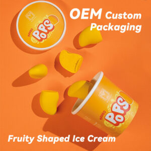 Factory Wholesale Ice Cream Summer Afternoon Tea Mini Fruit Milk Chocolate Ice Cream Products