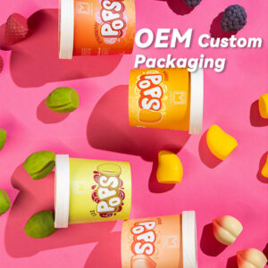 Worldwide Shipping Fruit Shaped Mini Ice Cream OEM Customized Ice Cream Internet Celebrity Ice Cream