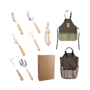 Manual Portable 9 Piece Aluminum Alloy Garden Kit Set Home Horticulture Gardening Flower Shovel Tools Set