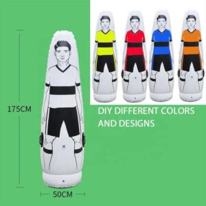 Customized Inflatable Soccer Player Goal and Cricket Fielders Model Target Advertising Figures for Sale