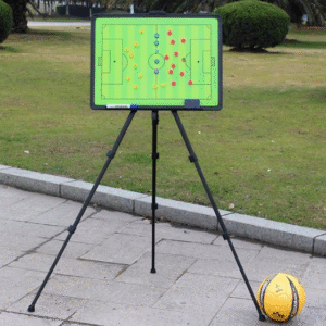 Foldable Football Tactics Board With Tripod Stand Magnetic Soccer Coaching Board