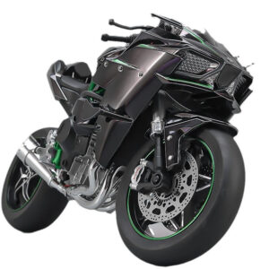Kawasaki H2R Motorcycle Heavy Duty Motorcycle Alloy Model Large Toy Motorcycle