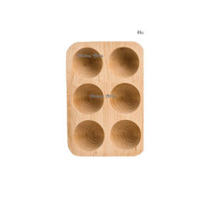 Trending Design Wood Egg Tray Customized Size Square Shape Egg Rack Tray For Kitchen Accessories Egg Rack